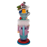 Kurt Adler Hollywood Alice & Friends in Tea Cup Party Hat Nutcracker 18" K54