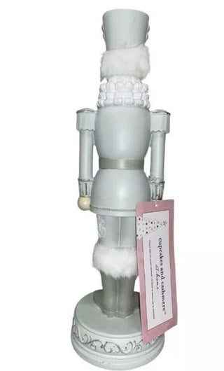14" Silver Christmas Nutcracker Soldier Figurine