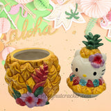 Blue Sky Clayworks HELLO KITTY Pineapple Cookie Jar New 2024 Auth Retailer