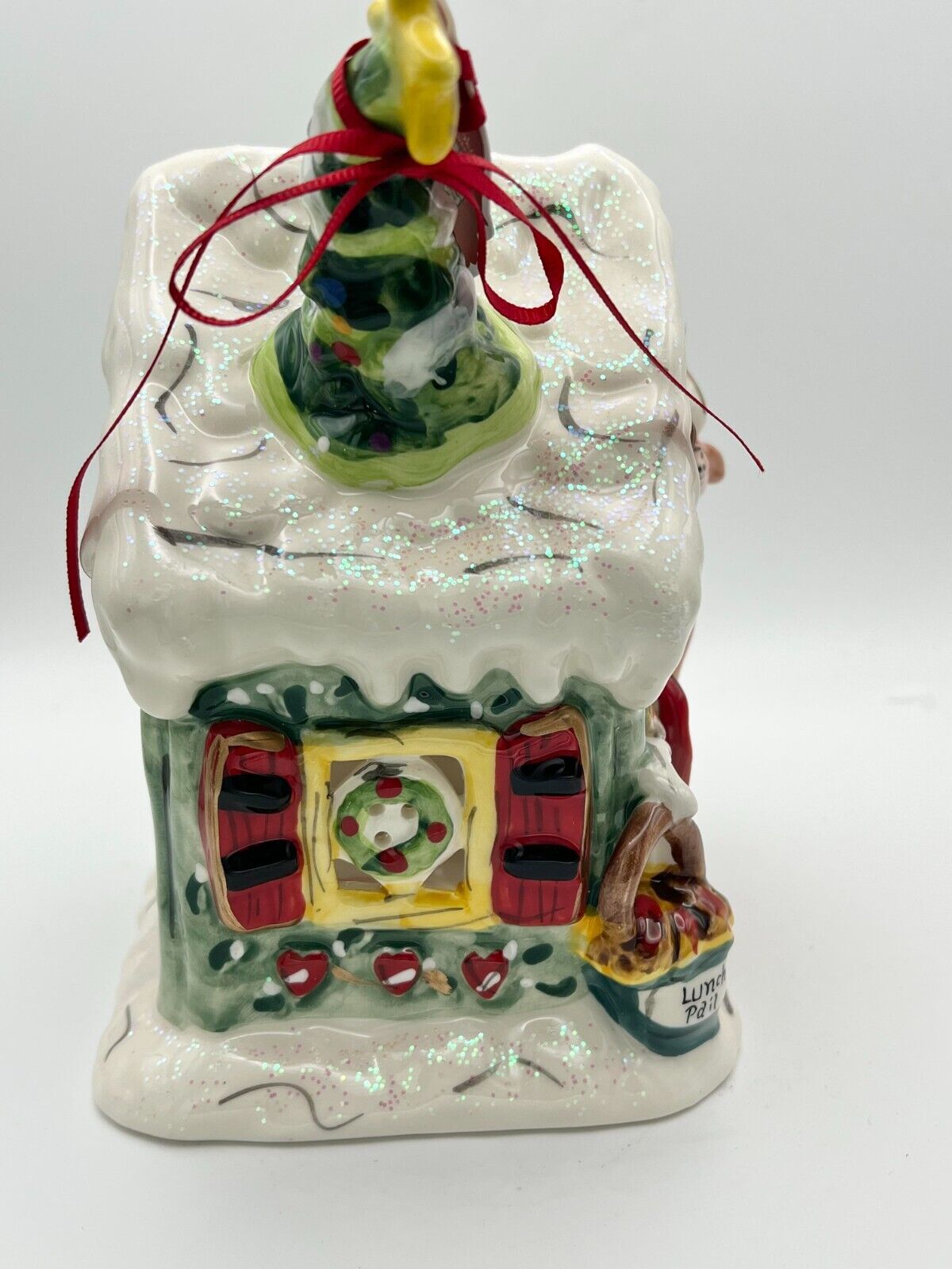 Blue Sky “Rudolph’s Place”  Christmas Candle Tea Light House NWT