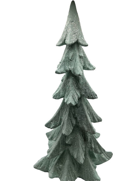 15 in Winter Green Beautiful Shimmer Tree Gingerbread Nutcracker Christmas Decor