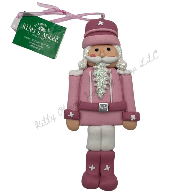 Kurt Adler Pink Frosted Embellished Nutcracker Cookie Ornament TikTok  K3