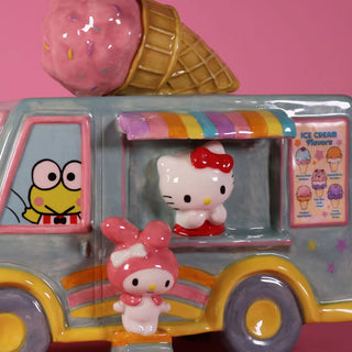 Blue Sky Clayworks Hello Kitty & Friends Ice Cream Truck Cookie Jar 2024 RARE!