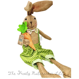 Plush 8" Easter Spring Bunny with Carrot