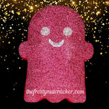 Sparkles Home Pink Ghost Shaped Rhinestone Throw Pillow Halloween 2024 NEW