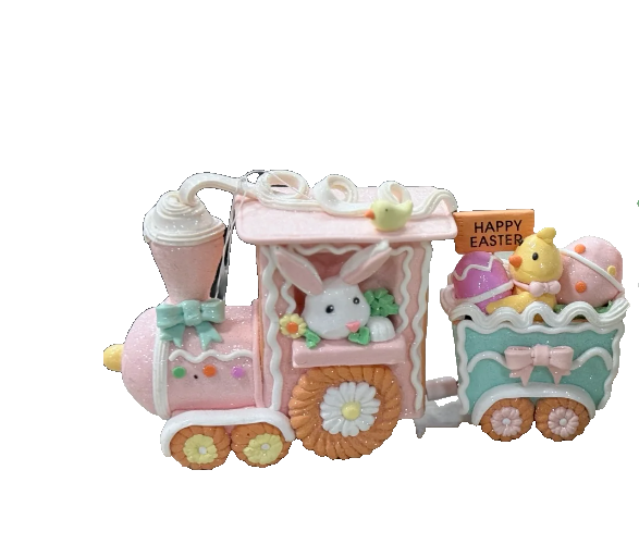 Pastel Easter Sugared Gingerbread Train