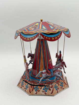Wagner/Brunn German Collectible Tin Toy - Horse Carousel RM610