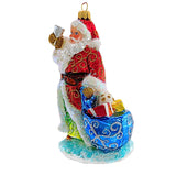 HeARTfully Yours "Calling Christmas" Santa Christmas Ornament