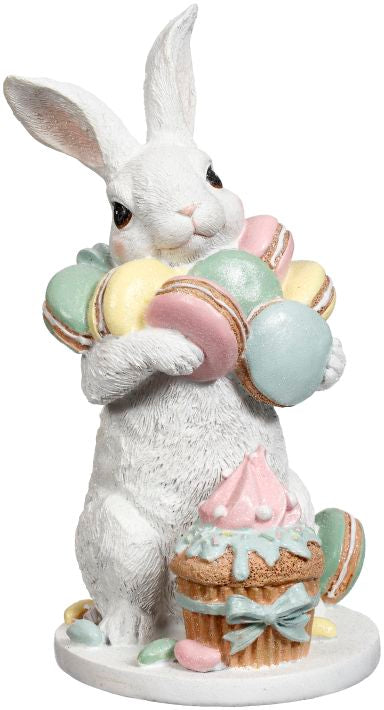 Mark Roberts 9" Resin Bunny with Treats 64-55816