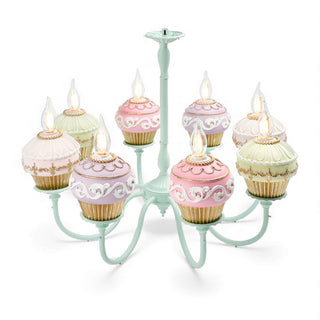 PRE-ORDER 25in Patisserie Cupcake Chandelier 29-30758