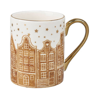 Brownstone Gingerbread Village Christmas Mug 29-29949