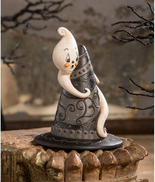Johanna Parker Resin Hugga-Boo Hat Spook Figurine JP3030