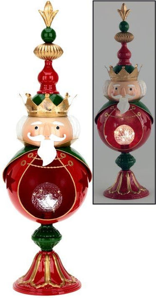 Lighted Traditional Nutcracker Finial