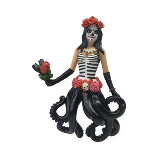 Catrina Halloween Mermaid Ornament Figurine 55-55076