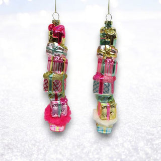 Pre-Order December Diamonds Bright Stacked Gifts Ornament Set 29-30231