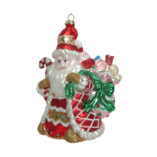 Pre-Order Pastel Gingerbread Santa Ornament 79-81935