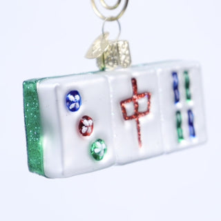 Old World Christmas Mahjong Ornament 44179