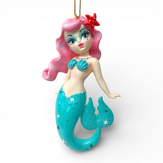 Shelly Pink Hair Baby Doll Mermaid by Miss Fluff 55-55730