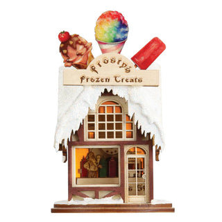 Frosty's Treat Shop Wooden Ornament 80043