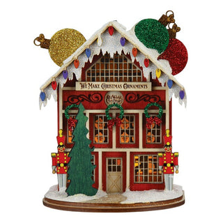 Ornament Maker's Shop Nutcrackers Wooden Ornament 80062