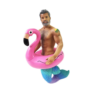 Flaming Oh! Merman Ornament Figurine 55-55112