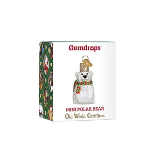 Pre-Order Gumdrops Mini Polar Bear Ornament 85253