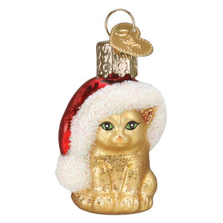 Pre-Order Gumdrops Mini Santa's Kitten Ornament 85255
