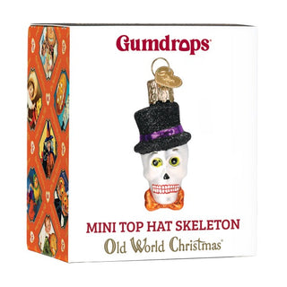 Mini Top Hat Skeleton Ornament Gumdrops Collection 86758