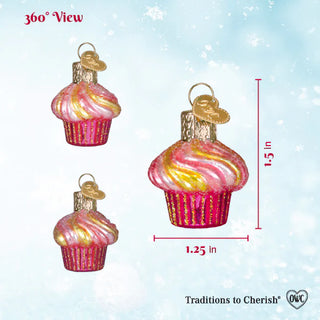 Pre-Order Gumdrops Mini Cupcake Ornament 87022