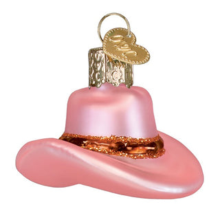 Pre-Order Gumdrops Mini Pink Cowgirl Hat Ornament 87501