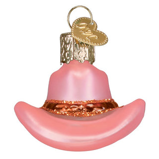 Pre-Order Gumdrops Mini Pink Cowgirl Hat Ornament 87501