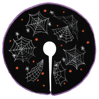 Pre-Order Gumdrops Mini Halloween Spider Web Tree Skirt 89835