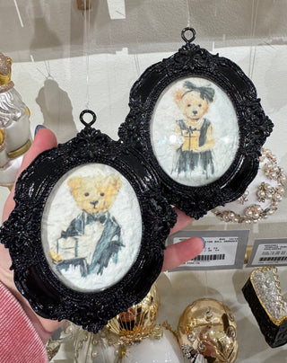 Beary Elegant Framed Ornament Set 4621396