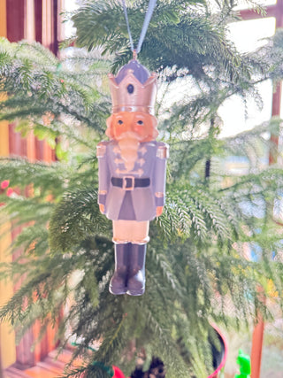 Blue Nutcracker Suite Ornament Set