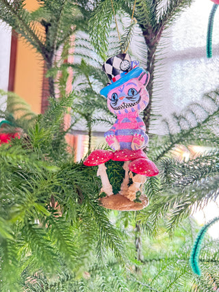 Hollywood Nutcrackers™ Alice In Wonderland Ornament Cheshire Mad Hatter Rabbit HA0752