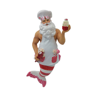 Baking Santa Merman Christmas Ornament 55-55403