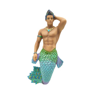 Emerald Merman Ornament Figurine 55-55170