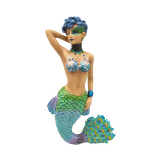 Sapphire Mermaid Christmas Ornament 55-55171