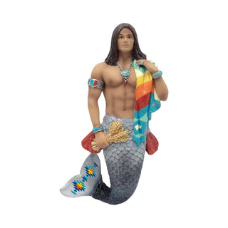 Native Son Merman Ornament Figurine 55-55413