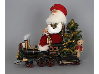 Karen Didion Vintage Lighted 2 Piece Metal Train VC-13