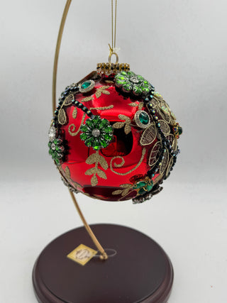 2025 Crown Jewels Ornament, Red 36-54278
