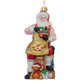 Pre-Order Bellissimo Glass Workshop Santa Ornament BELL0059