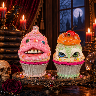 Sticky Sweet Crazy Eyes Cupcakes Assortment of 2 28-628315