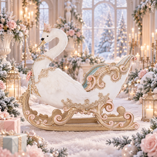 Joyeux Noel Swan Sleigh 28-528846