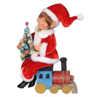 Retired Karen Didion Train Elf CC09-06