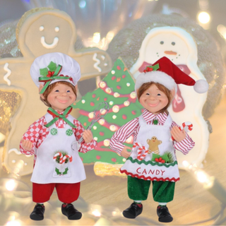 Retired Karen Didion Candy Elf Set  CC09-15