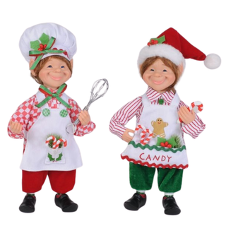 Retired Karen Didion Cookie & Candy Elf Set CC09-17