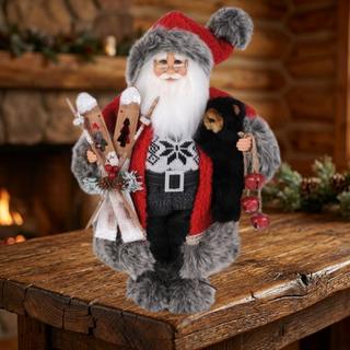 PRE-ORDER Black Bear Ski Santa  CC16-274