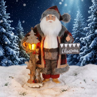 PRE-ORDER Lighted Forest Friends Santa CC16-286