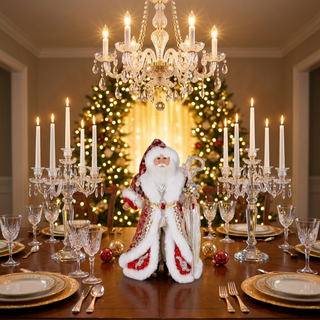 Lighted Crimson Royale Santa CC18-100